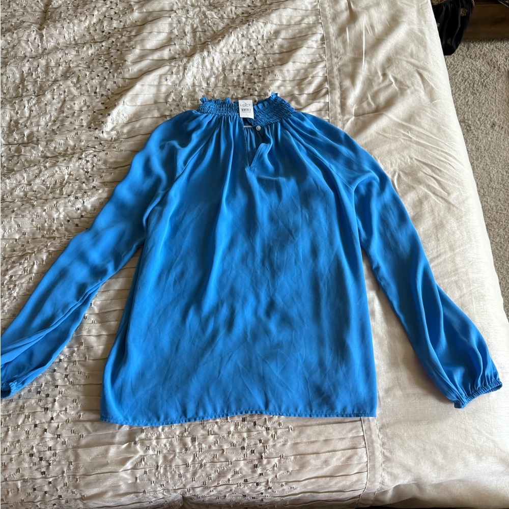LOFT Vibrant Blue Blouse